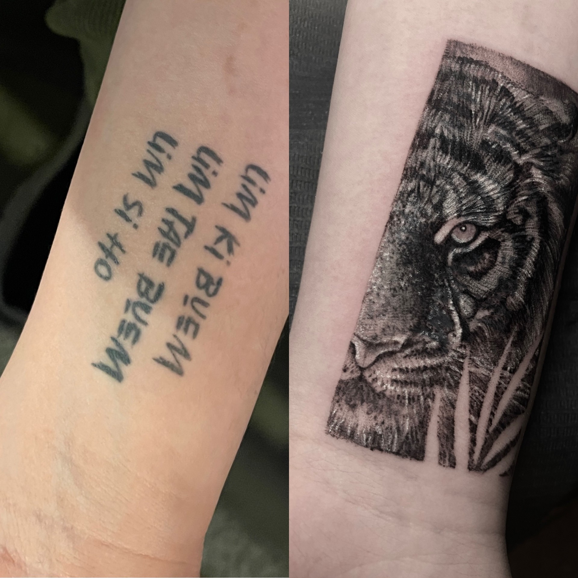 coverup tattoo 커버업 타투