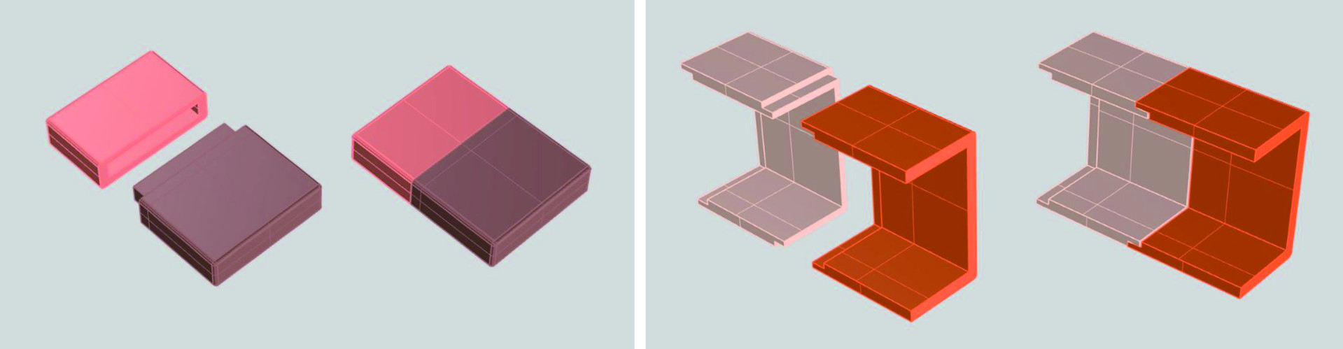 목업제작 조립구조 암수구조 목업설계 모델링 치수공차