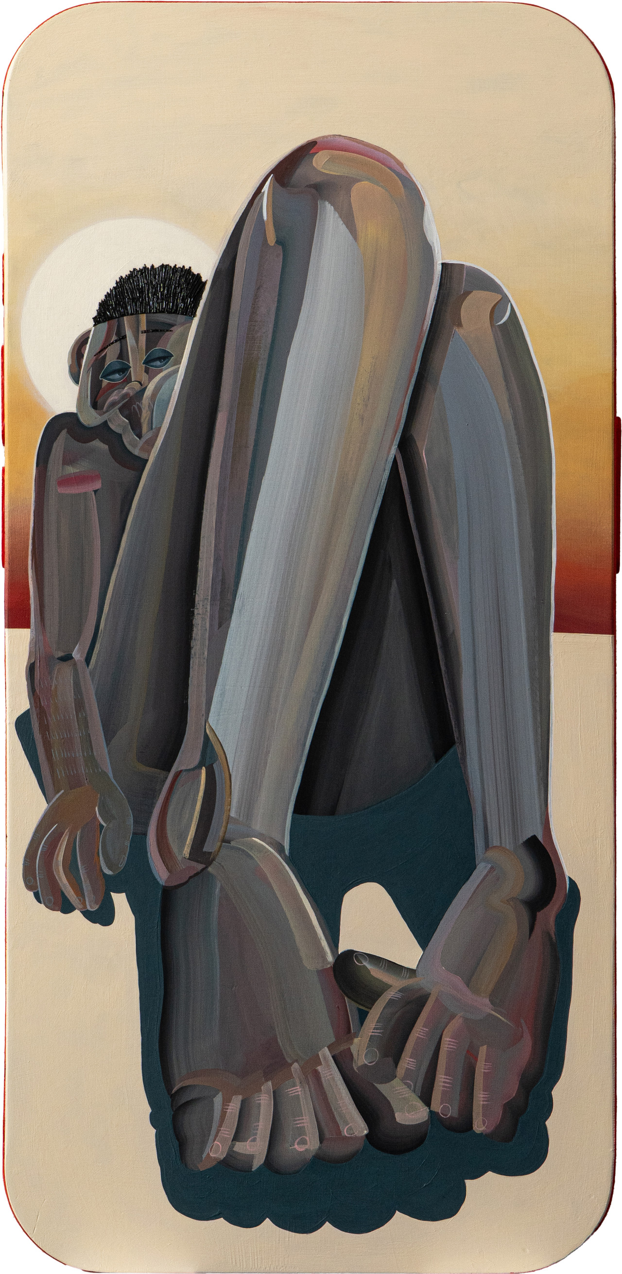 서울_2025_Acrylic on resin_400*814.7151mm