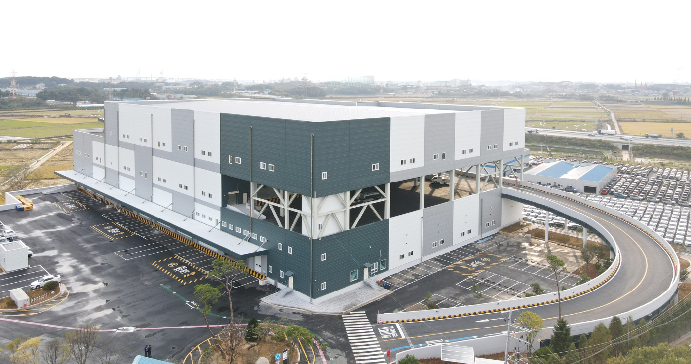 Yangju Seogu Logistics center, warehouse, south korea logistics warehouse