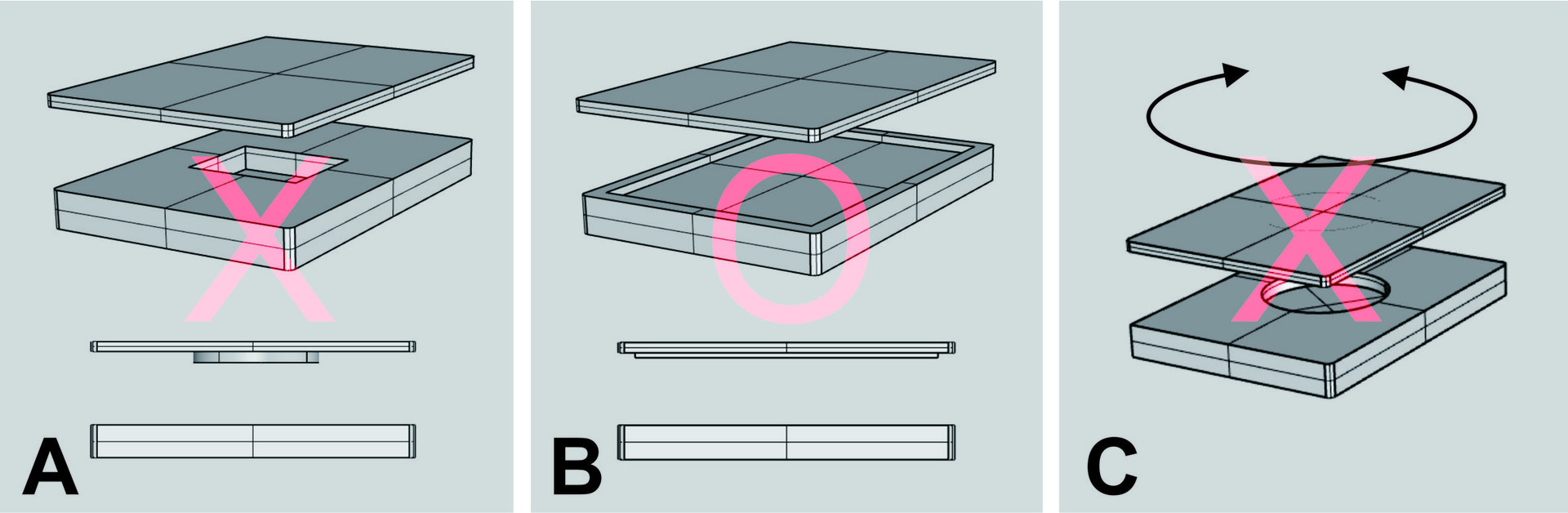 목업제작 조립구조 암수구조 목업설계 모델링