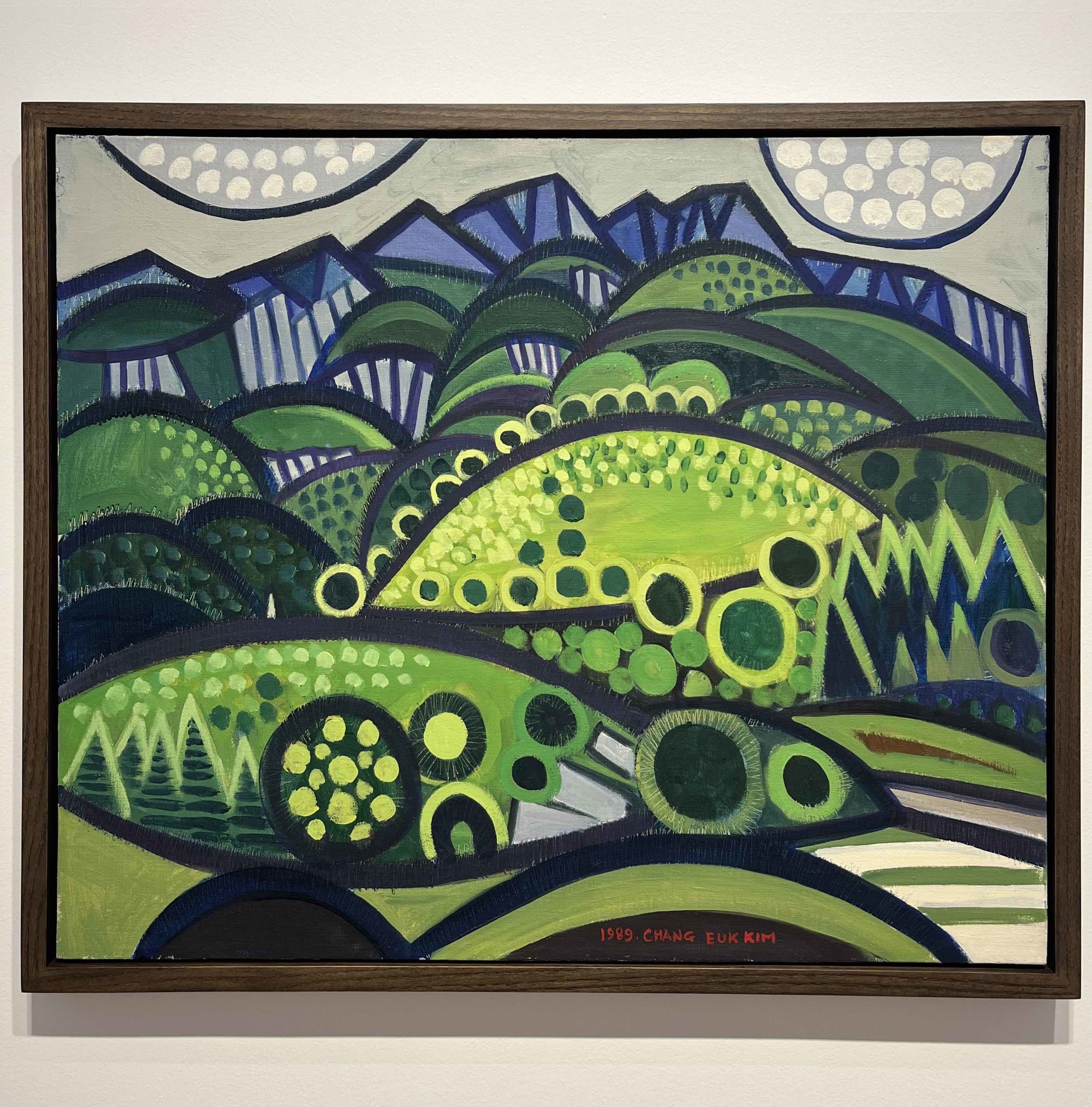 김창억, 풍경 추상화2, 1989