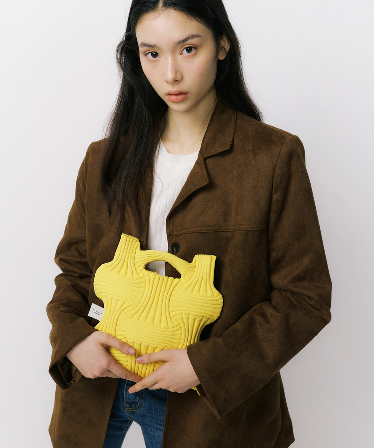 NEW【PLEATSMAMA】NEW Bow Bag (12 色) PLEATSMAMA: Sustainable Knit Pleats Bag