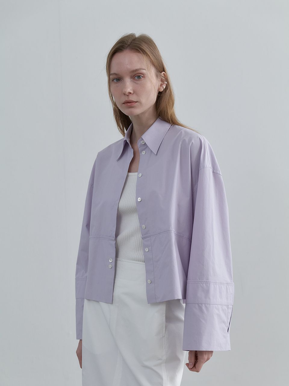 BOYBOX SHORT SHIRT (VIOLET) : MIMEME