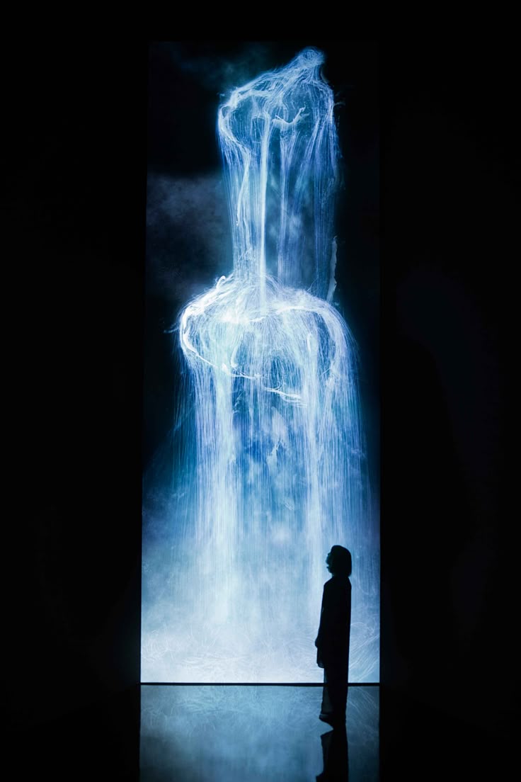 Immersive Media through a Waterfall