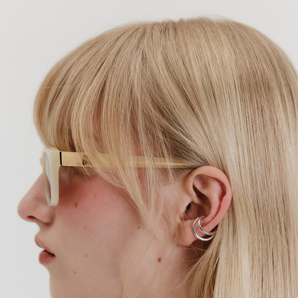 Double Ear Cuff - Silver : EENK SHOP