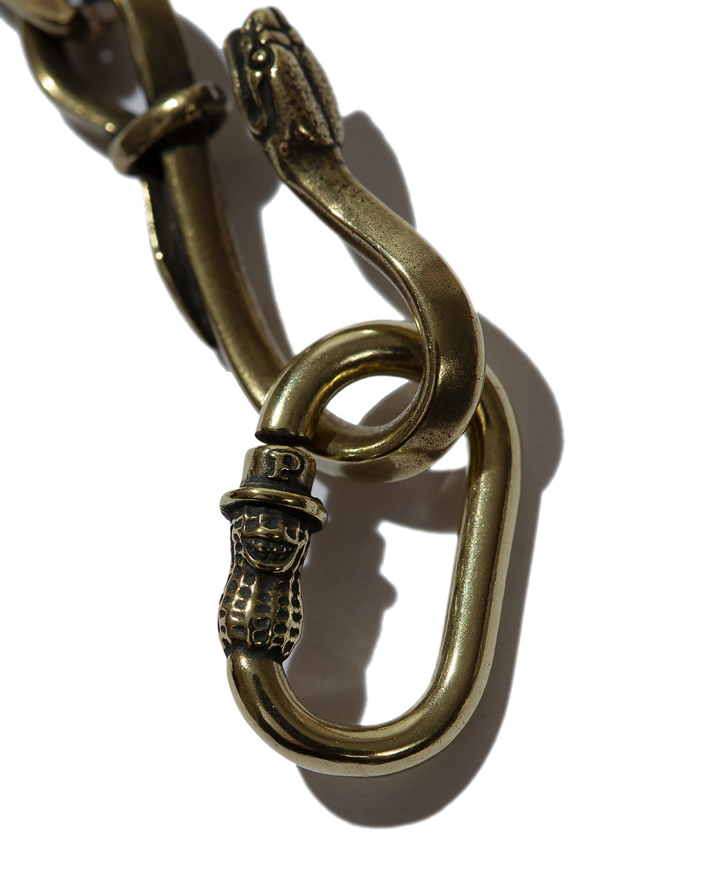 Horse Clip Type Walletchain Brass : HIDE/AND/RIDE