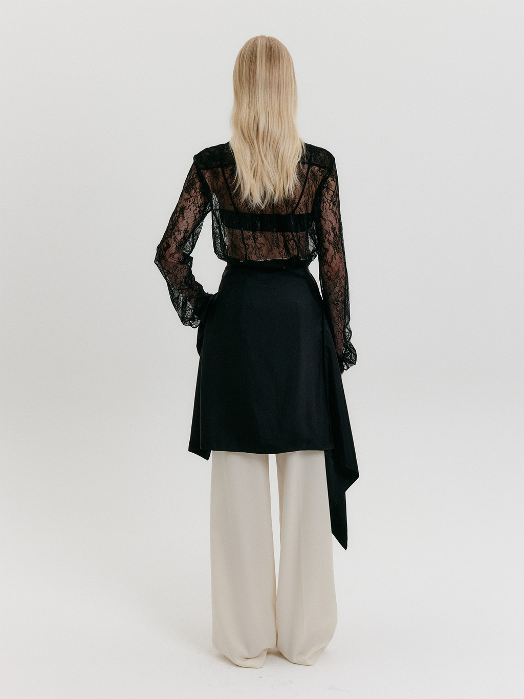 Women's Asymmetric Wrap Skirt with Leg Bands Casual Mini