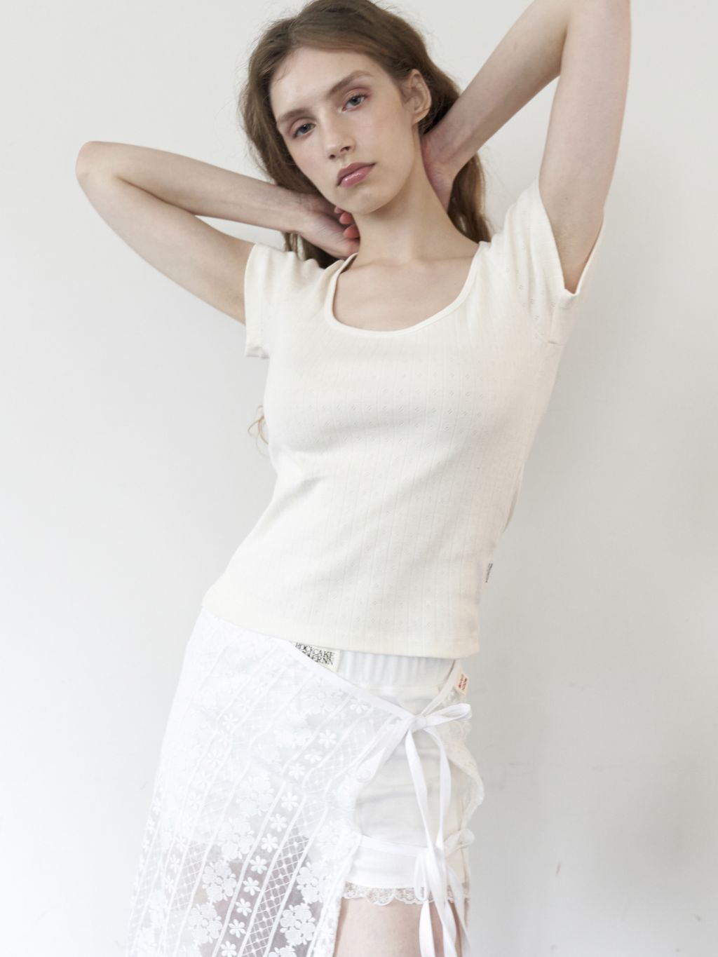 【ROCKCAKE】Beige Label Punching Top ROCKCAKE (@rockcake_) • Instagram photos and videos