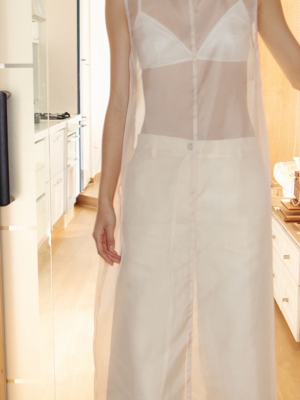 MONOHA ◆シャインドレス◆ (ピーチ) Shine dress (peach) : MONOHA