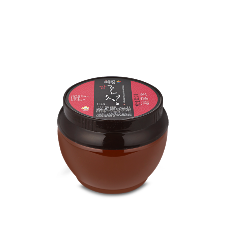 <p style="margin-top:26px;"><span  style="text-align:left; font-size:20px;"><b>예청 쌀조청 </b></span><span style="text-align:right; color:#FF0000; font-size:20px;"><b>   1kg</b></span><br><span style="color:#666; font-size:14px;">국산쌀 95% / 국산엿기름 5%</span></p>