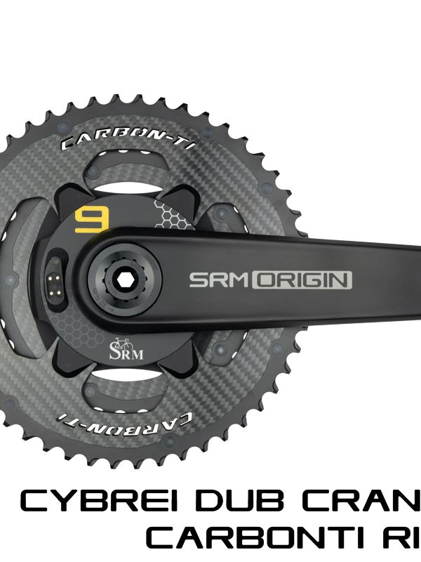 SRM PM9 ORIGIN ROAD POWERMETER (CYBREI), CARBON-TI 체인링포함