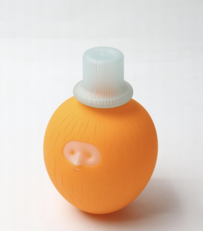 Beardman 32, glass blown, cold worked, glass, 150x150x250mm, 2025