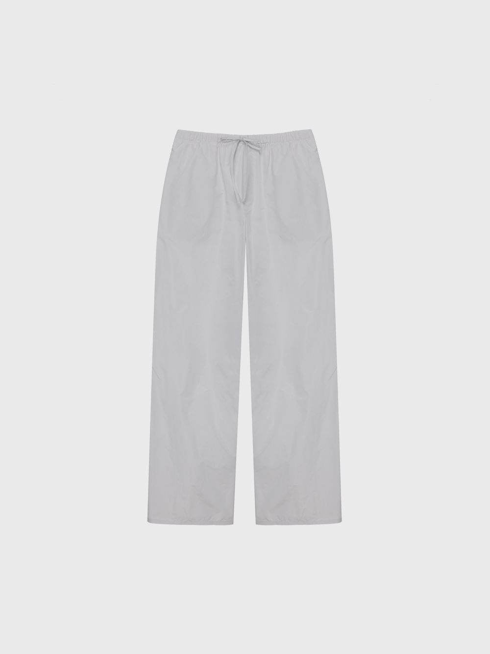 パンツ MONOHA : 25SS / Silky banding pants (3colors) Silky banding pants (white / ivory / gray / black) : MONOHA