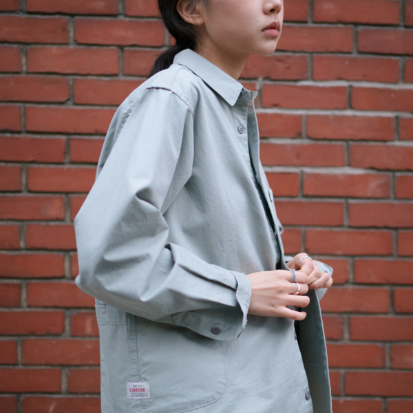 GAHO様　トップス　GRAY Lodge] G'day Shirts - Dusty Mint (Unisex) : LODGE JAPAN