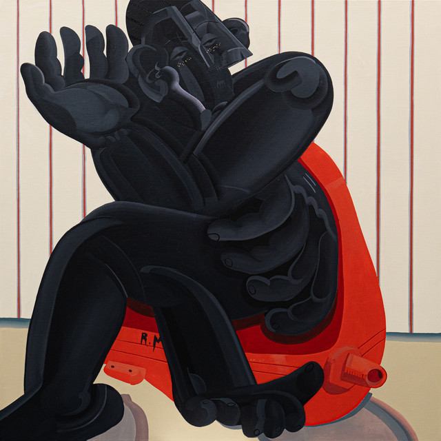 Just Respect_2024_Acrylic on canvas_72.7cm72.7cm