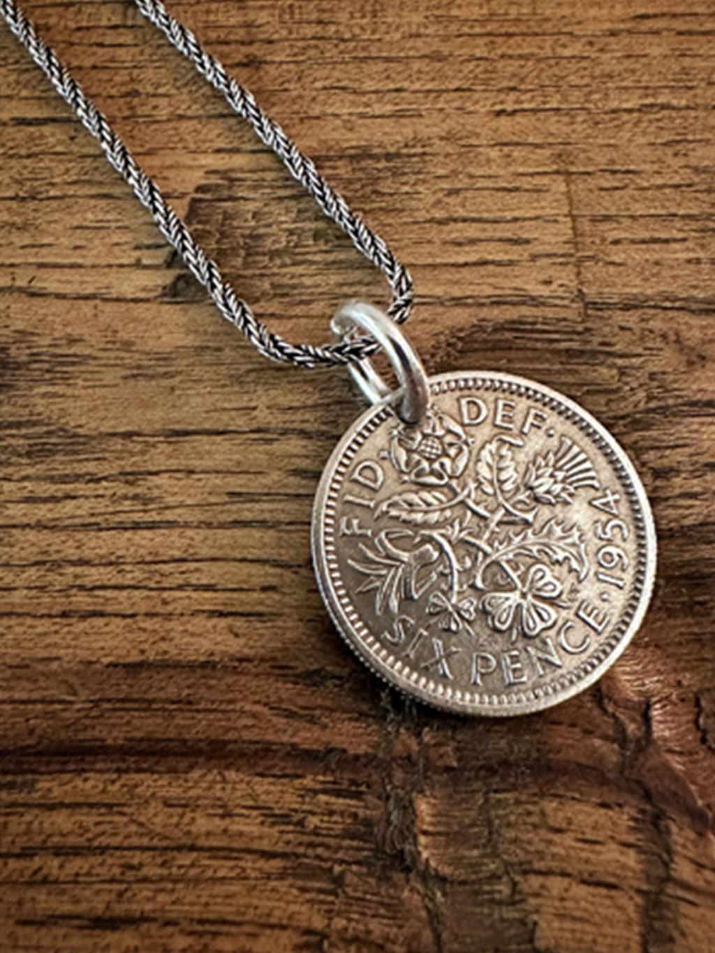 크로우] 잉글랜드 실버 925 럭키코인 펜던트 : 워크앤워크(WorknWalk)
