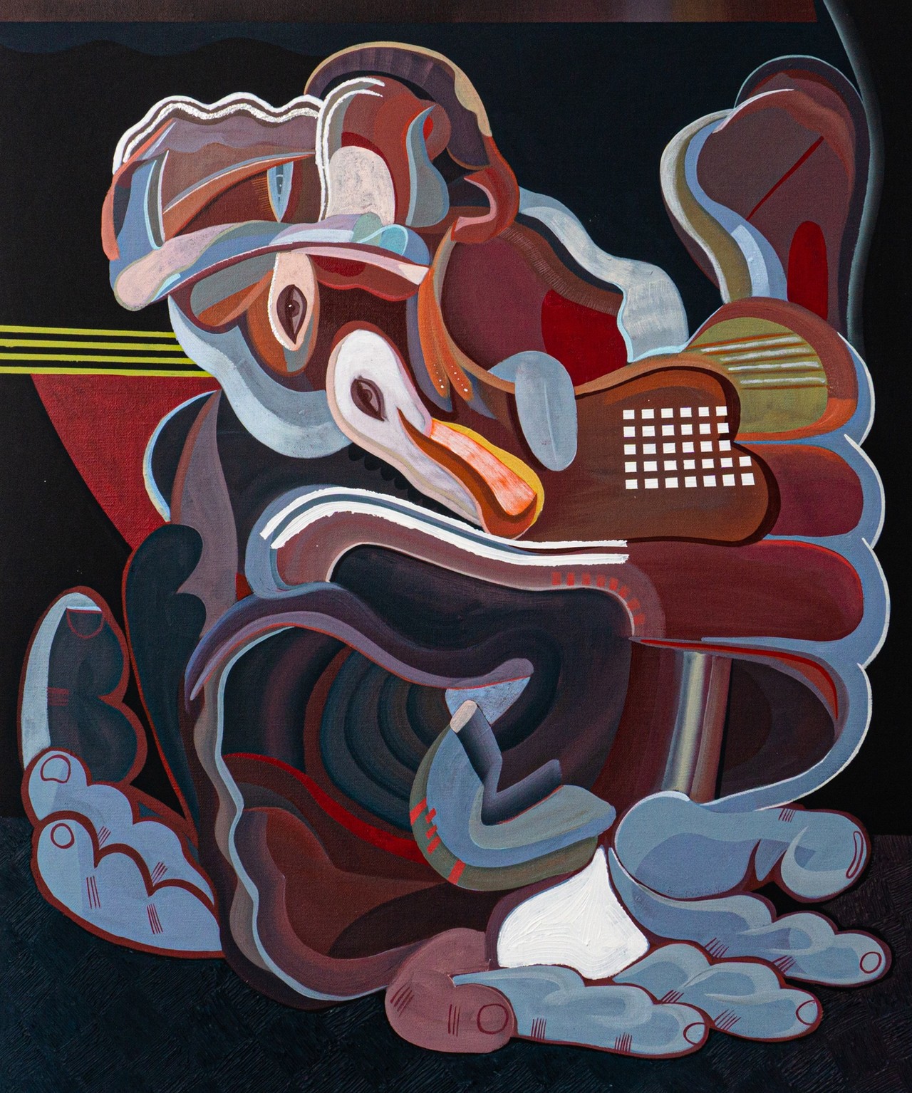 게으르게_2023_Acrylic on canvas_72.7cm60.6cm