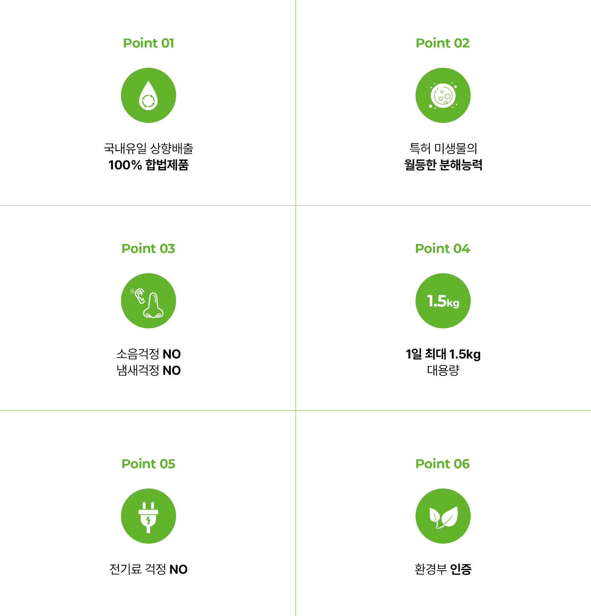 음식물처리기 특징