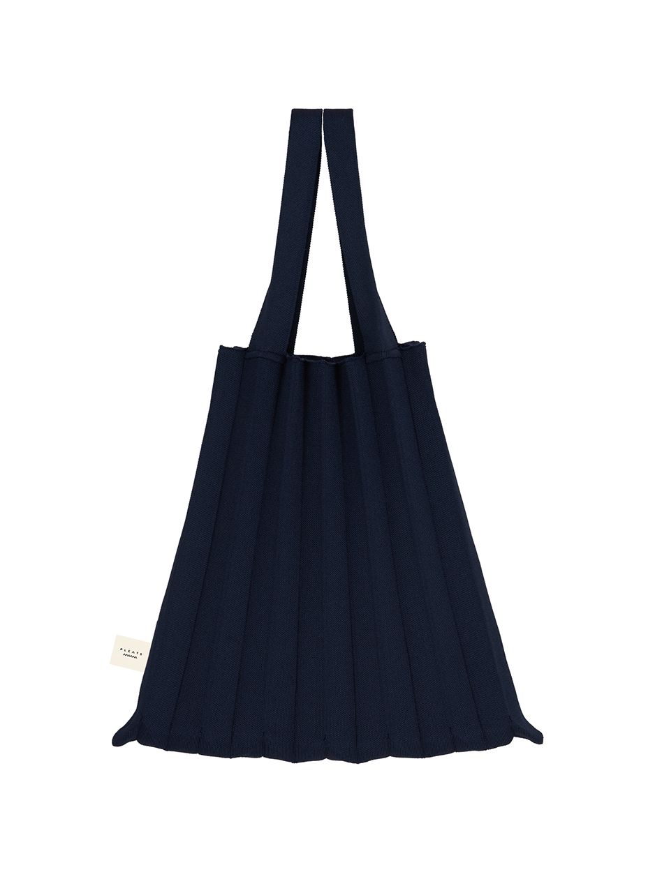 【PLEATS MAMA】 Edition Midnight Knit Pleats Shoulder Bag Shoulder Bag Jacquard Midnight : PLEATSMAMA: Sustainable