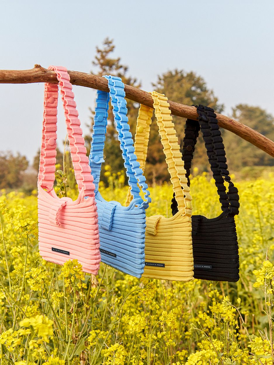 ◆PLEATS MAMA◆ Melody Bag Pink 5000957677 New Melody Bag S Light Pink : PLEATSMAMA: Sustainable Knit