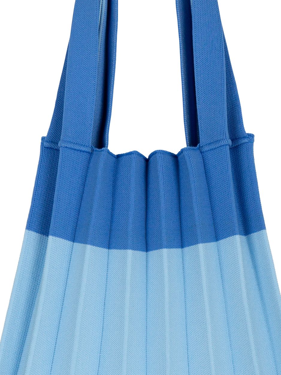 ◆PLEATS MAMA◆ Tote bag blue coral 5006417681 Shoulder Bag Blue coral : PLEATSMAMA: Sustainable Knit