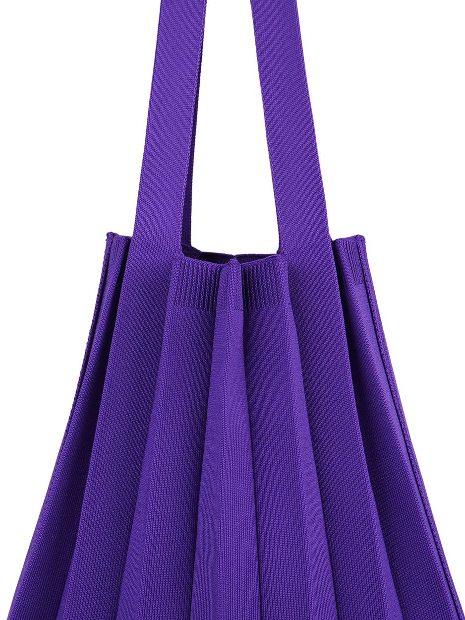 大人気【PLEATSMAMA】Knit Pleats MINI Tote Bag (7 色) PLEATSMAMA: Sustainable Knit Pleats Bag