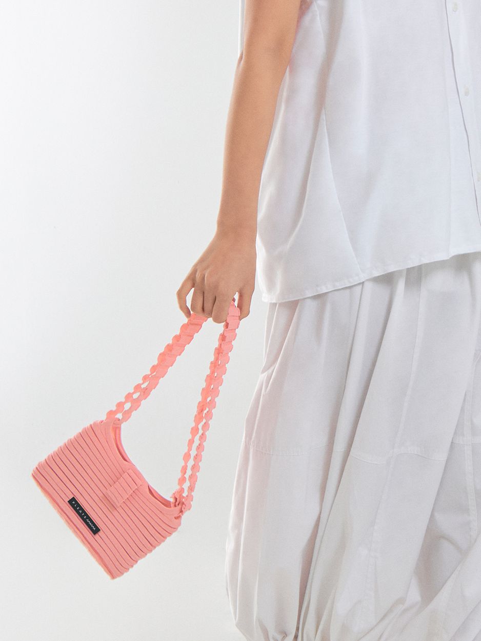 New Melody Bag S Light Pink : PLEATSMAMA: Sustainable Knit