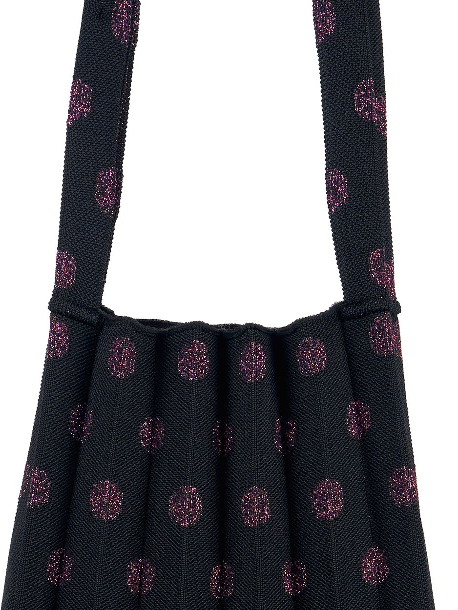 ◆PLEATS MAMA◆ Mini shoulder bag pink dot 463229 Mini Shoulder Bag Glitter Pink Dot : PLEATSMAMA: Sustainable