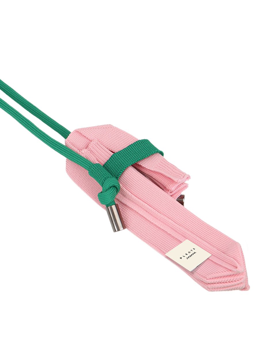 Nano Bag Pink : PLEATSMAMA: Sustainable Knit Pleats Bag