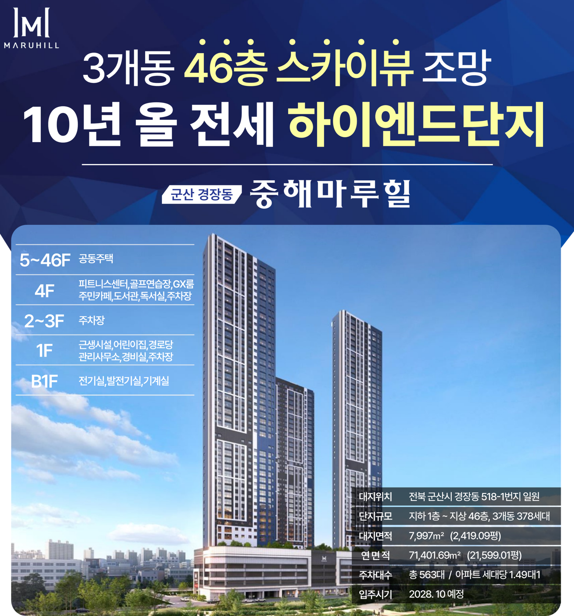 잔여세대 문의: 1668-4606 5,290세대 대전 최대규모 브랜드 타운 힐스테이트 도안 리버파크