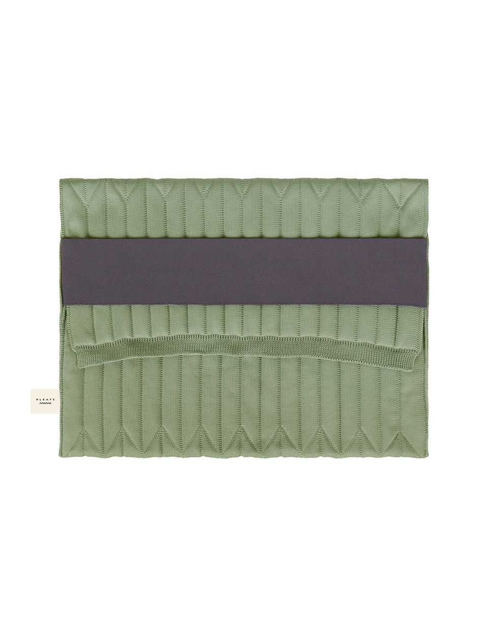 AirKnit Laptop Pouch Sage : PLEATSMAMA: Sustainable Knit