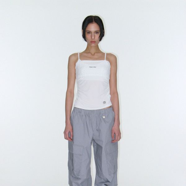 パンツ ROCKCAKE Parachute Cargo String Pants 5BSH064 Parachute Cargo String Pants - Black : 락케이크 Rock Cake