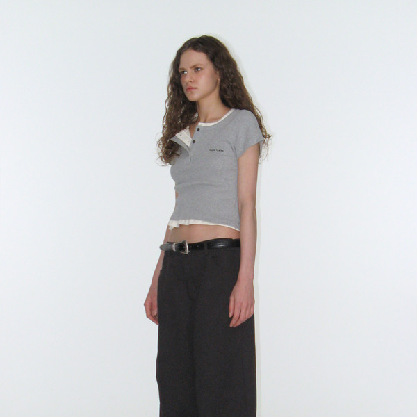 96 Applique Pants - Black : 락케이크 Rock Cake