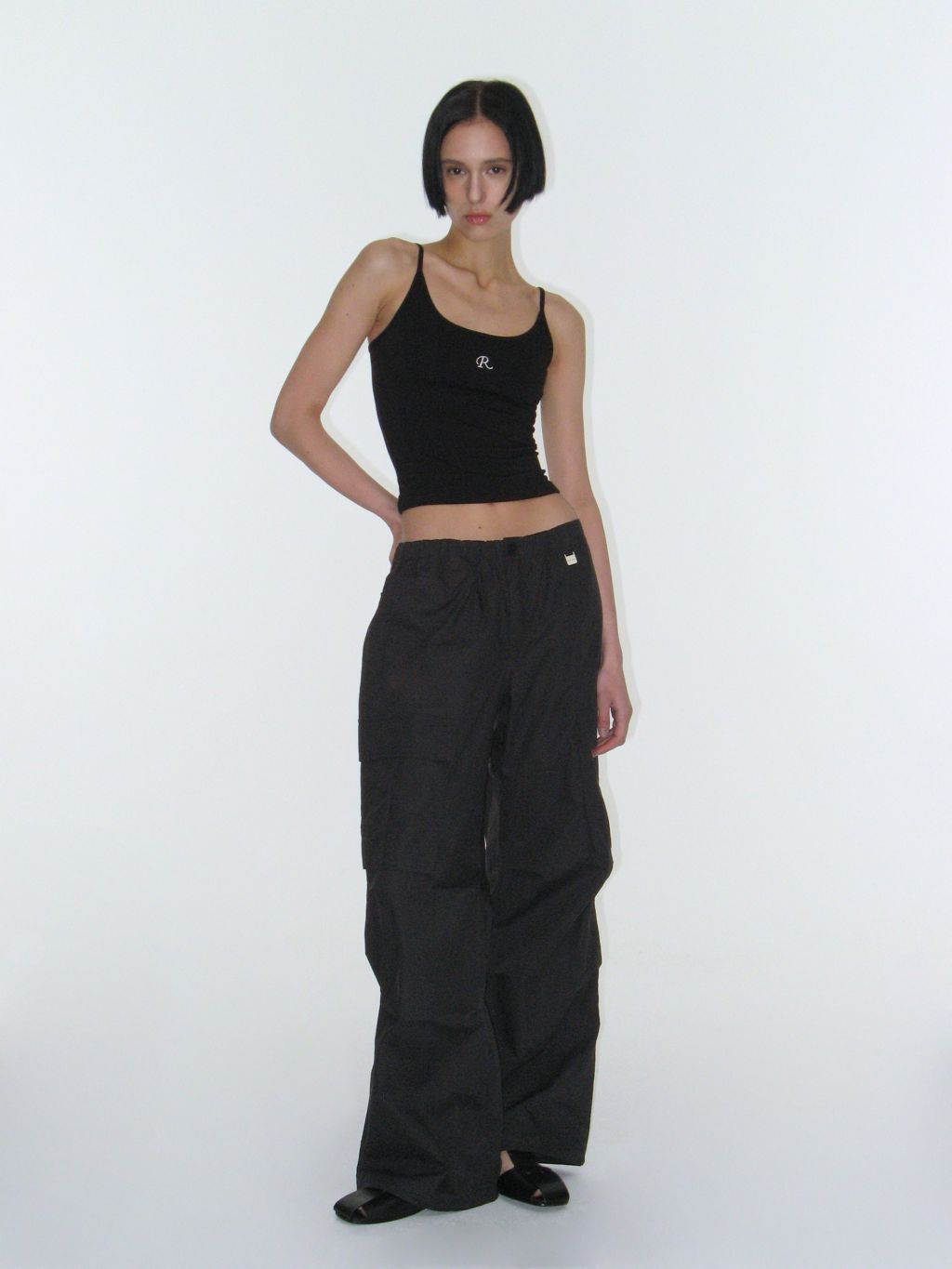 ★ROCKCAKE★ PARACHUTE CARGO STRING PANTS MUSINSA | ROCKCAKE Parachute Cargo String Pants - Gray