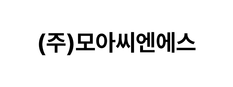 (주)모아씨앤에스 로고