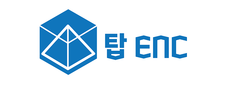 ㈜탑이앤씨 로고