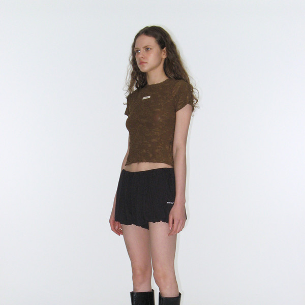 [ROCKCAKE] Puff Shirring Shorts /追跡付 ROCKCAKE] PUFF SHIRRING SHORTS (ROCKCAKE/ショートパンツ