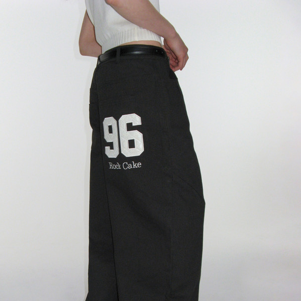 96 Applique Pants - Black : 락케이크 Rock Cake