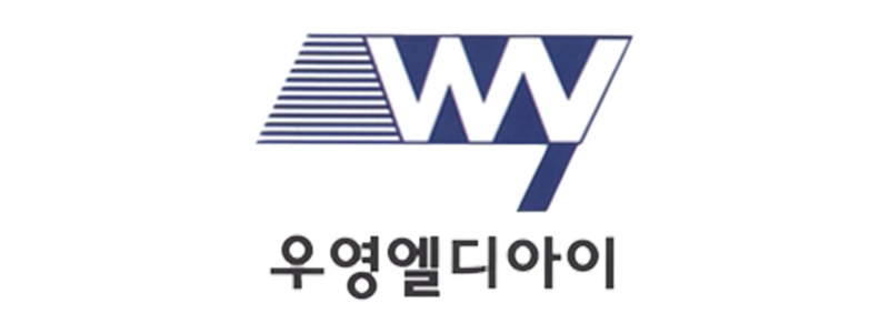 ㈜우영엘디아이 로고