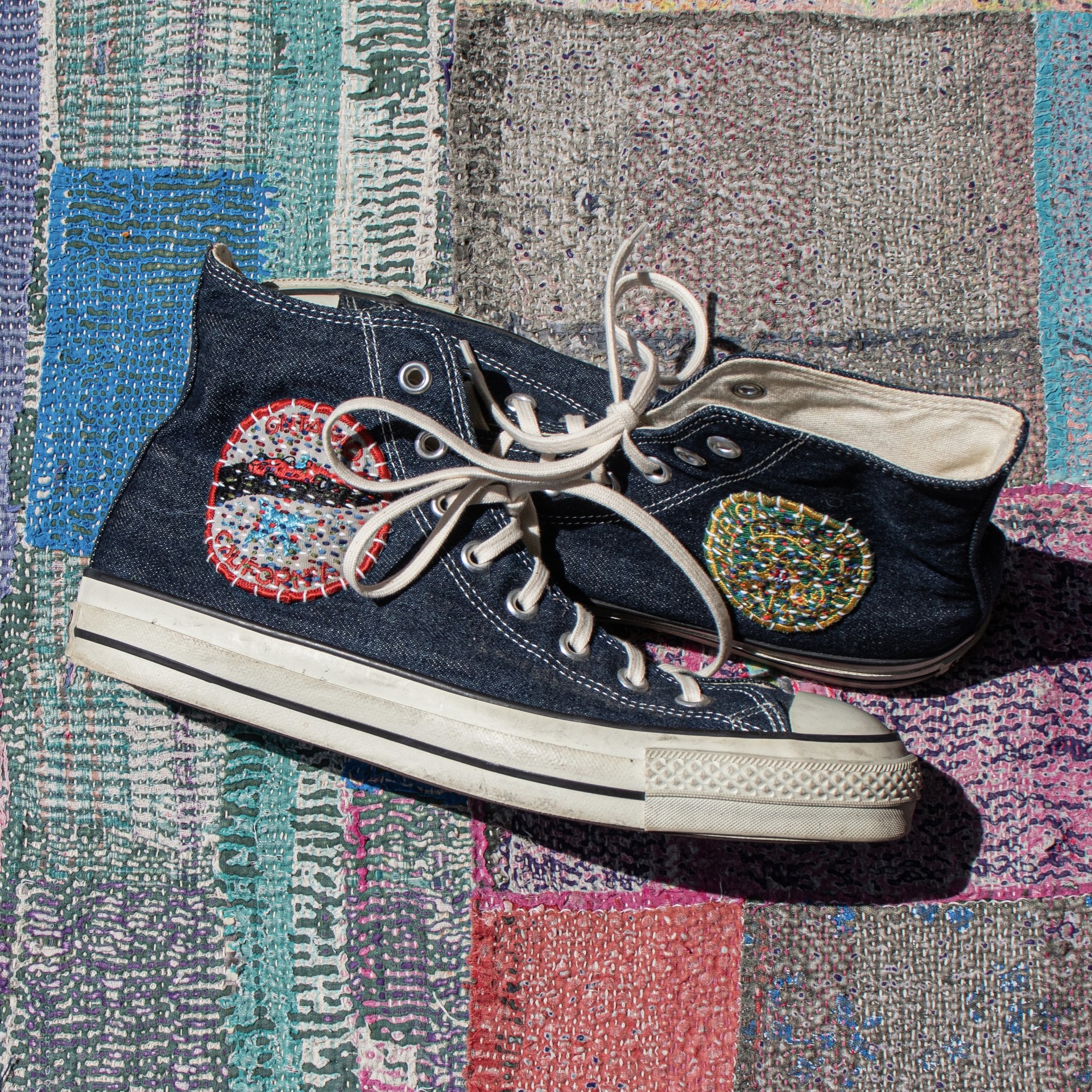 NO.224 SASHIKO PATCH SHOES(275) : twostandard