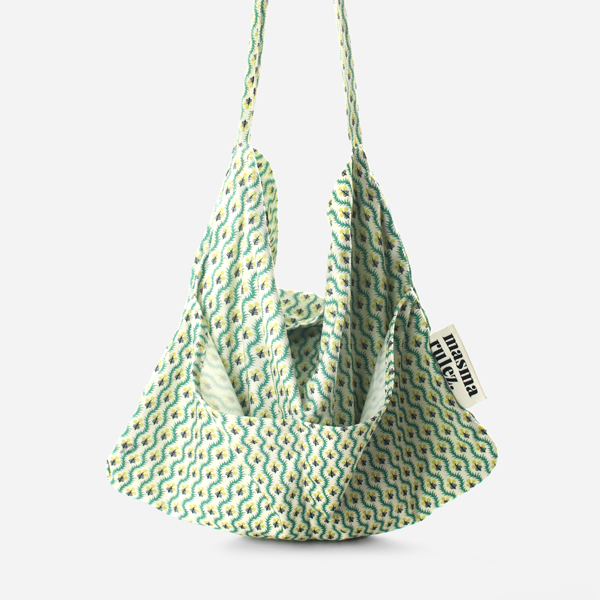 ★masmarulez★ Rabbit eco bagCozy checknavy Rabbit eco bag_Cozy check_navy : Masmarulez [마스마룰즈]
