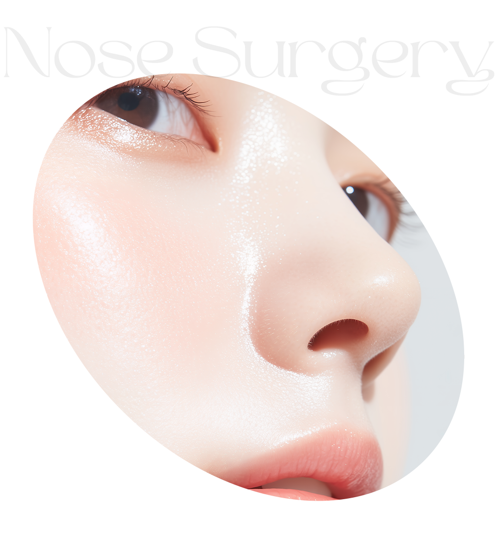 코를 클로즈업한 모습