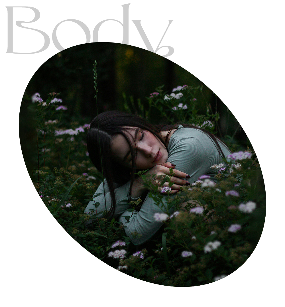 고주파 시술을 형상화한 이미지