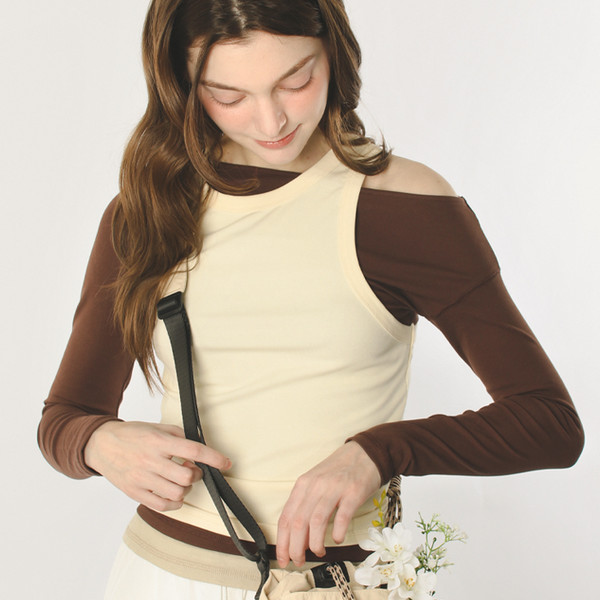 Nylon rope mini cross bag_Beige : Masmarulez [마스마룰즈]