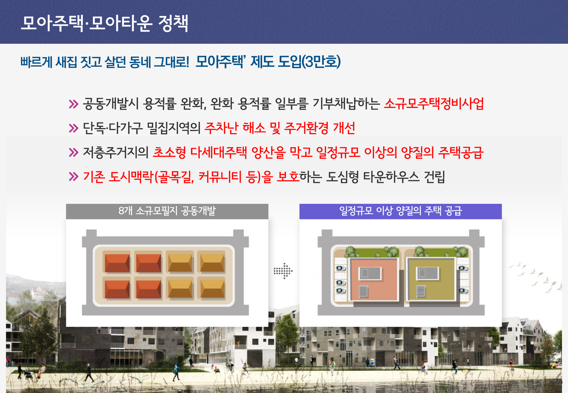 모아주택·모아타운 정책