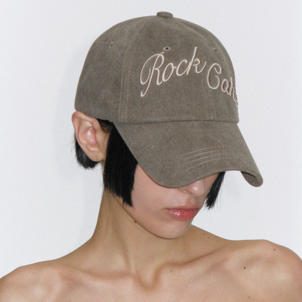 韓国商品/ ROCKCAKE Script Pigment Ball Cap MUSINSA | ROCKCAKE Script Pigment Ball Cap - Light Beige