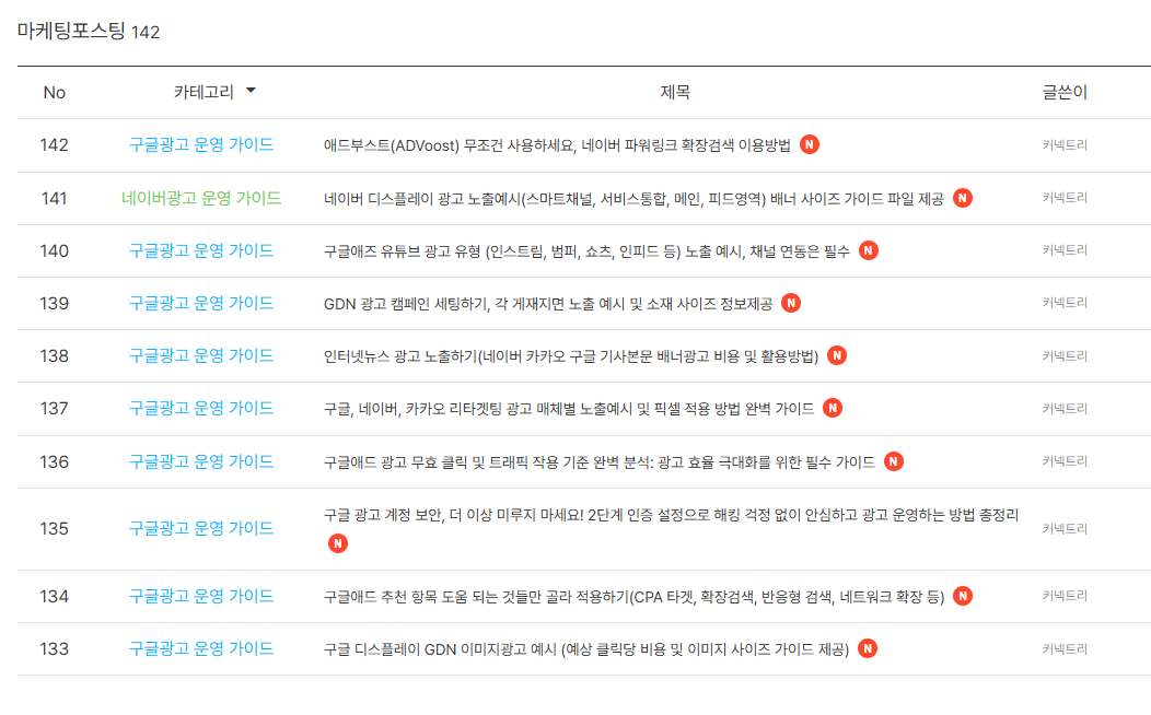 구글광고 마케팅 포스팅