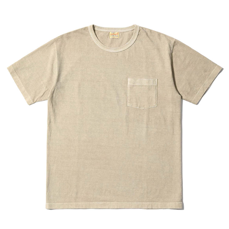 WV79531 ] Whitesville Pigment Dye Pocket T-Shirt [Beige