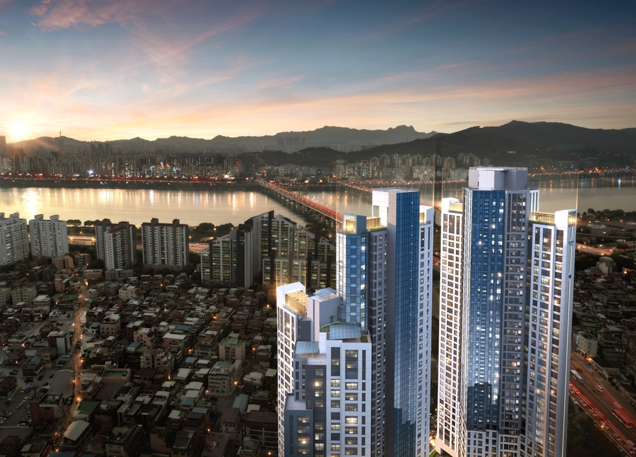 <strong>그란츠 리버파크</strong><br/>성내5구역 / DL이앤씨 (구 대림) / 407세대 / 2024년 입주